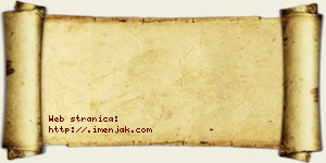 Emilija Raković vizit kartica